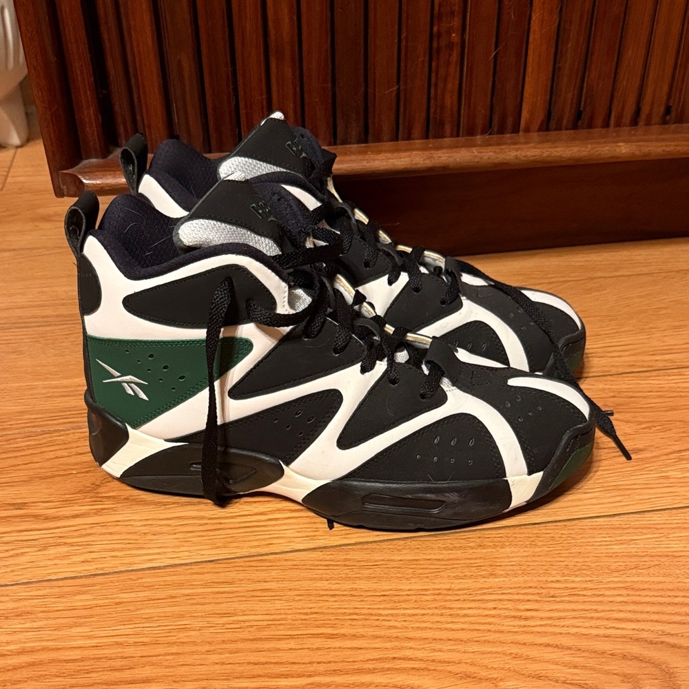 Reebok Men's Kamikaze I Mid Shawn Kemp Seattle SuperSonics Shoes- RARE